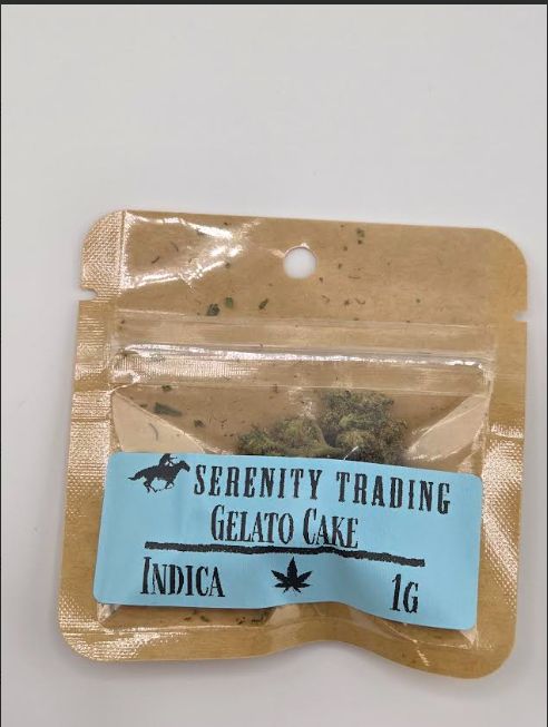 Serenity Trading 1gm Indica Gelato Cake