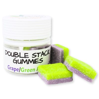 Simple Garden 200MG Double Stack Gummies Grape/Green Apple 5CT