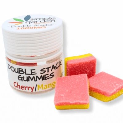 Simple Garden 200MG Double Stack Gummies Cherry/Mango 5CT