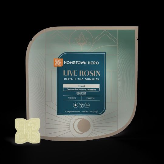 Hometown Hero Live Rosin Hybrid Gummies
