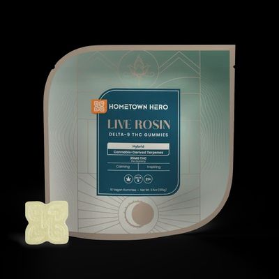 Hometown Hero Live Rosin Hybrid Gummies