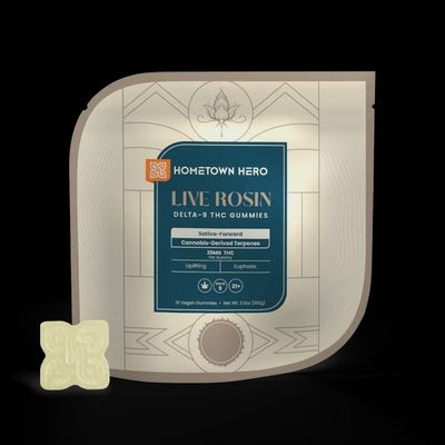 Hometown Hero Live Rosin Sativa Gummies