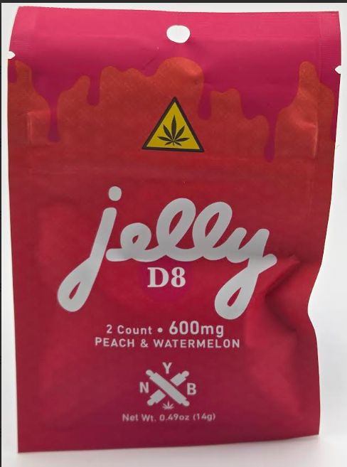 Jelly | Delta 8 | 300mg D8 ea. | Peach &amp; Watermelon | 2ct.