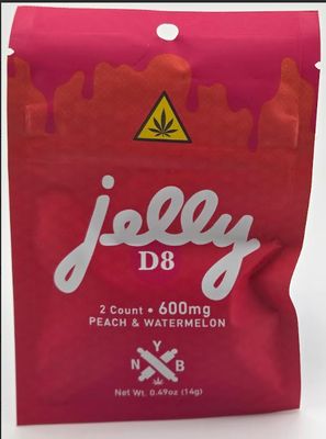 Jelly | Delta 8 | 300mg D8 ea. | Peach &amp; Watermelon | 2ct.