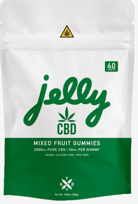Jelly | CBD Isolate Gummies | 50mg ea. | 40ct.