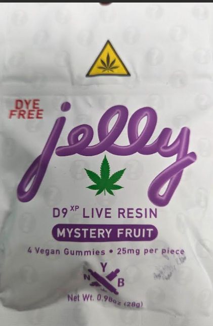 Jelly | Mystery Fruit | 25mg D9 | XP Live Resin | 5ct.
