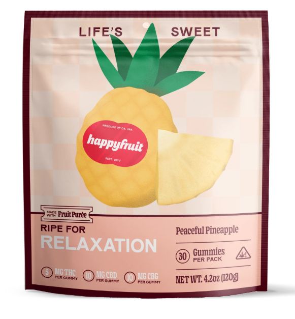 Happy Fruit | Peaceful Pineapple | Relaxation | 30 ct.