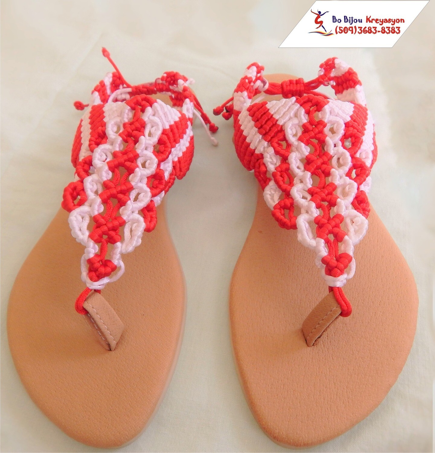 sandale macramé pour femme