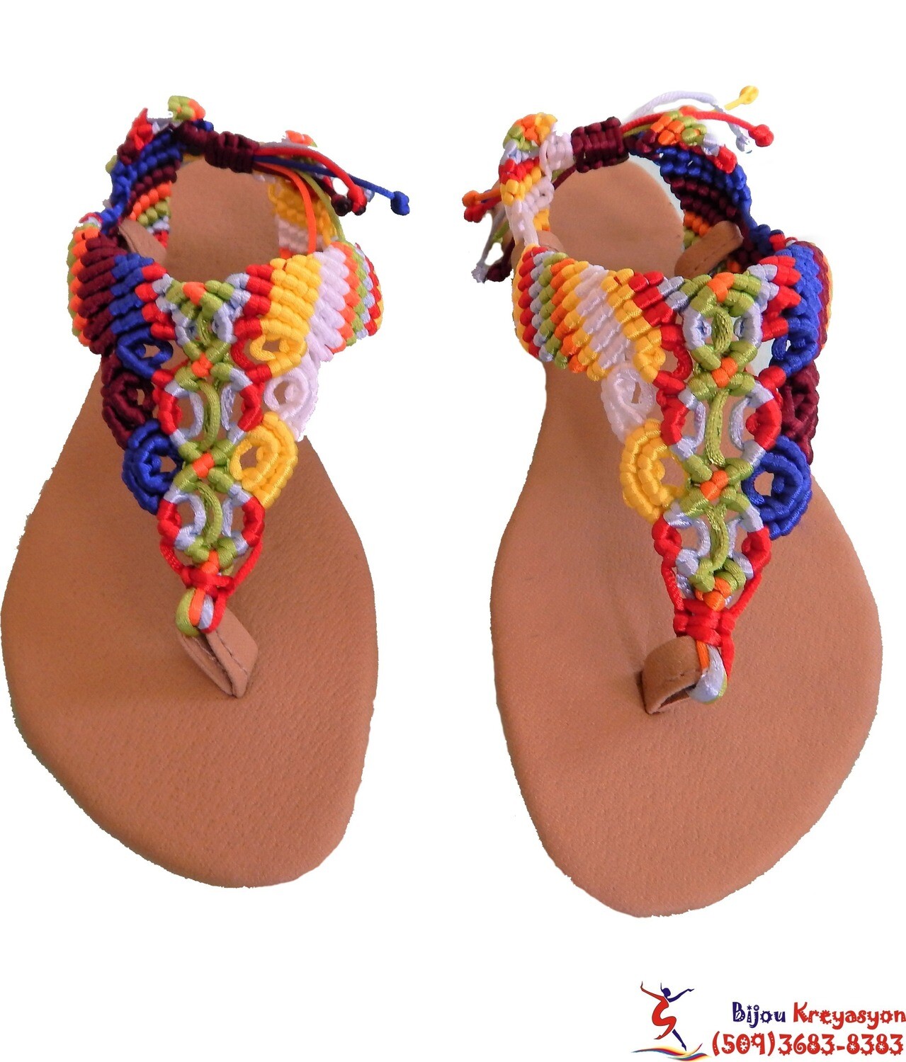 sandale macramé pour femme