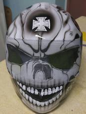 Custom Airbrush Design and Helmet