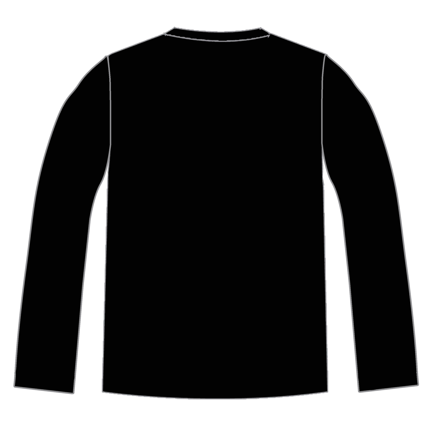 &quot;GHOST&quot; LONG SLEEVE T-SHIRT