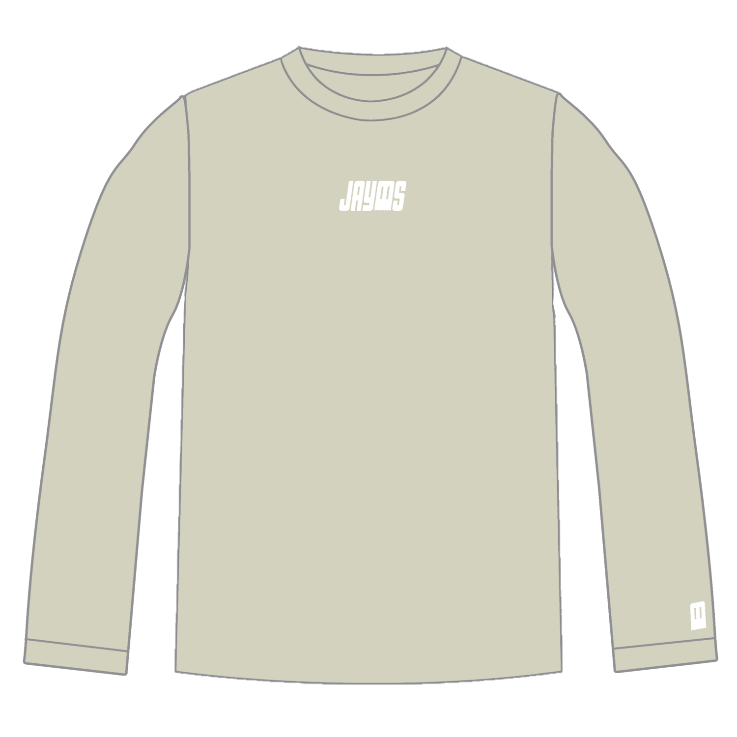 &quot;GHOST&quot; LONG SLEEVE T-SHIRT