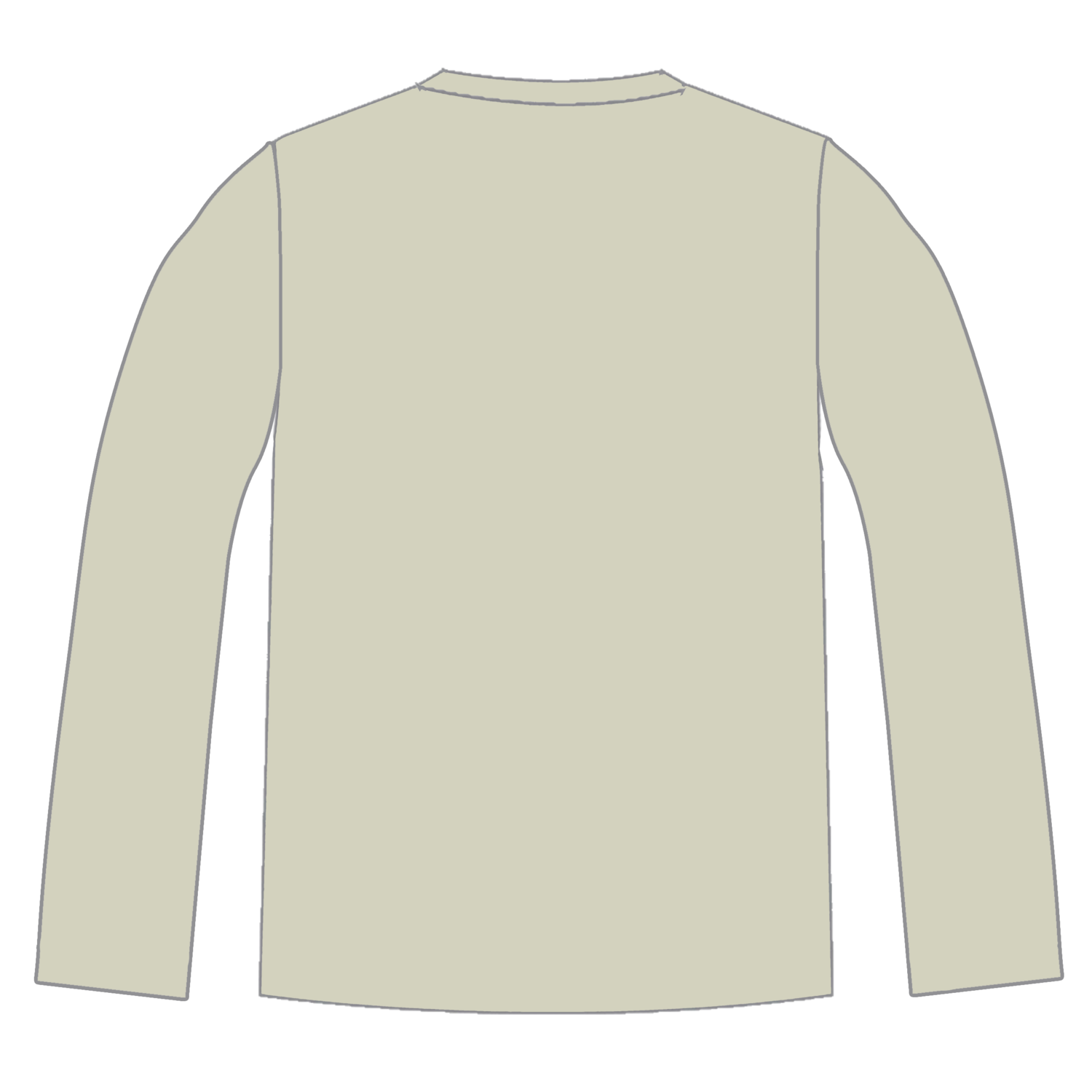 &quot;GHOST&quot; LONG SLEEVE T-SHIRT