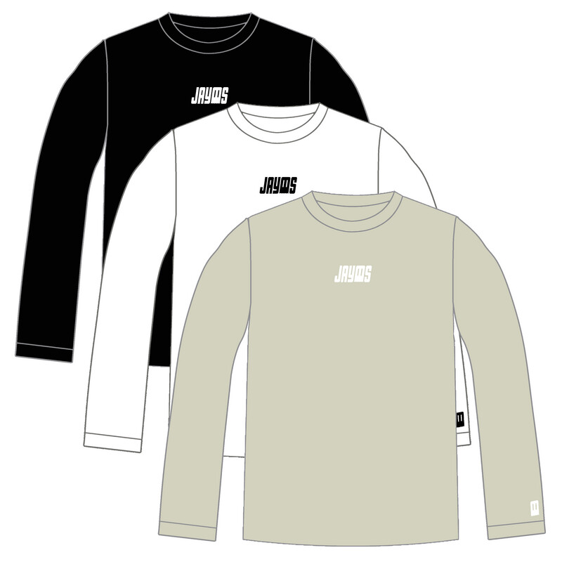 &quot;GHOST&quot; LONG SLEEVE T-SHIRT
