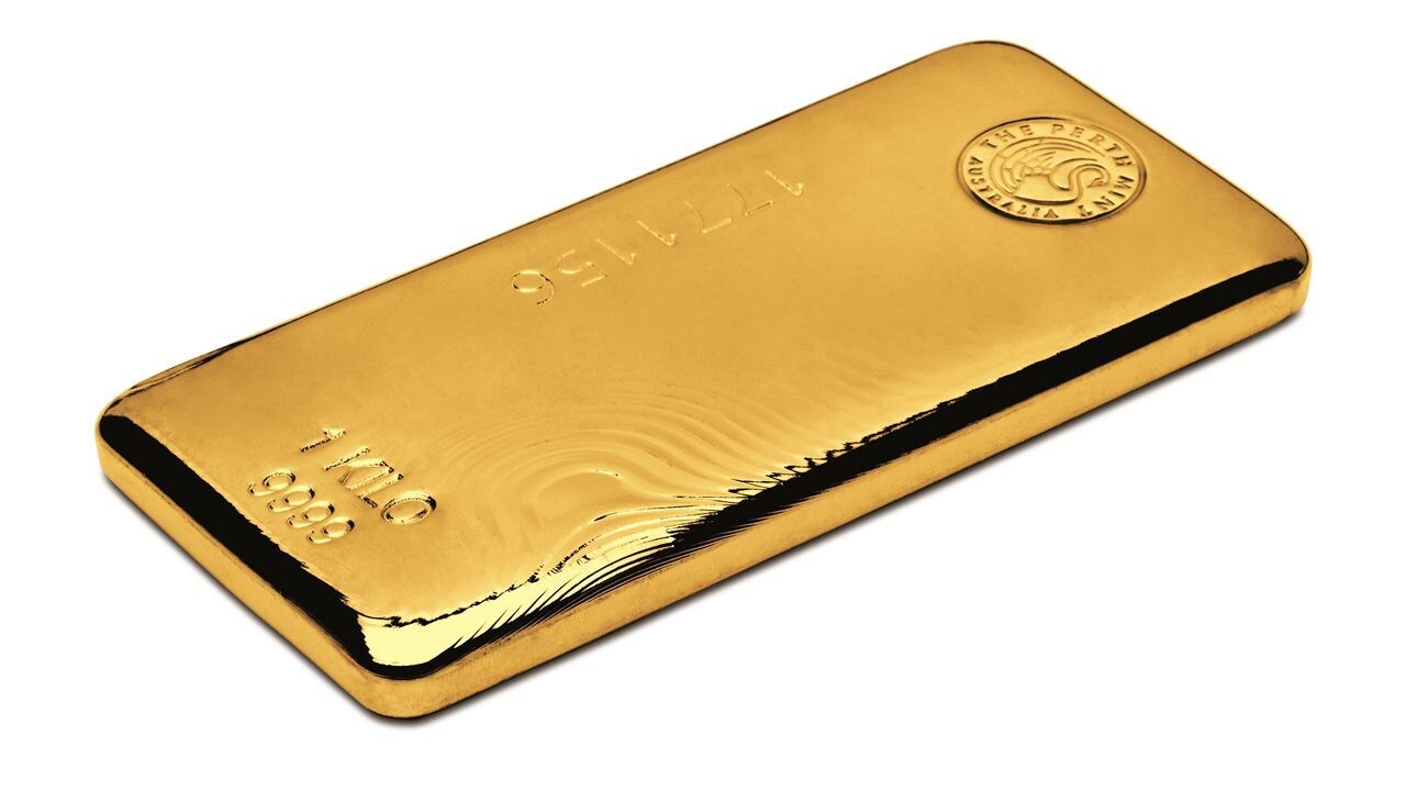 Gold bar 1kgm 22karat