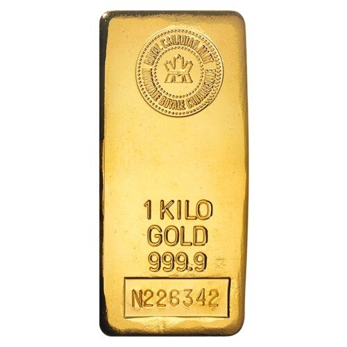 Gold bar 1kg, 22karat