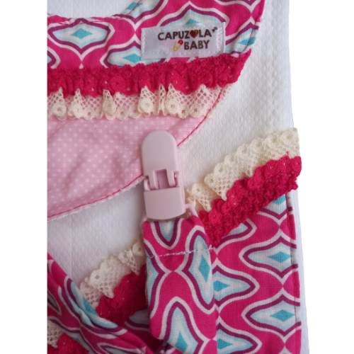 Kit de Menina Oferta Bordado com Nome