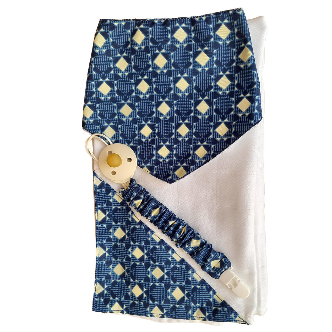 Kit de Menino Azul/Champanhe
3 Peças
