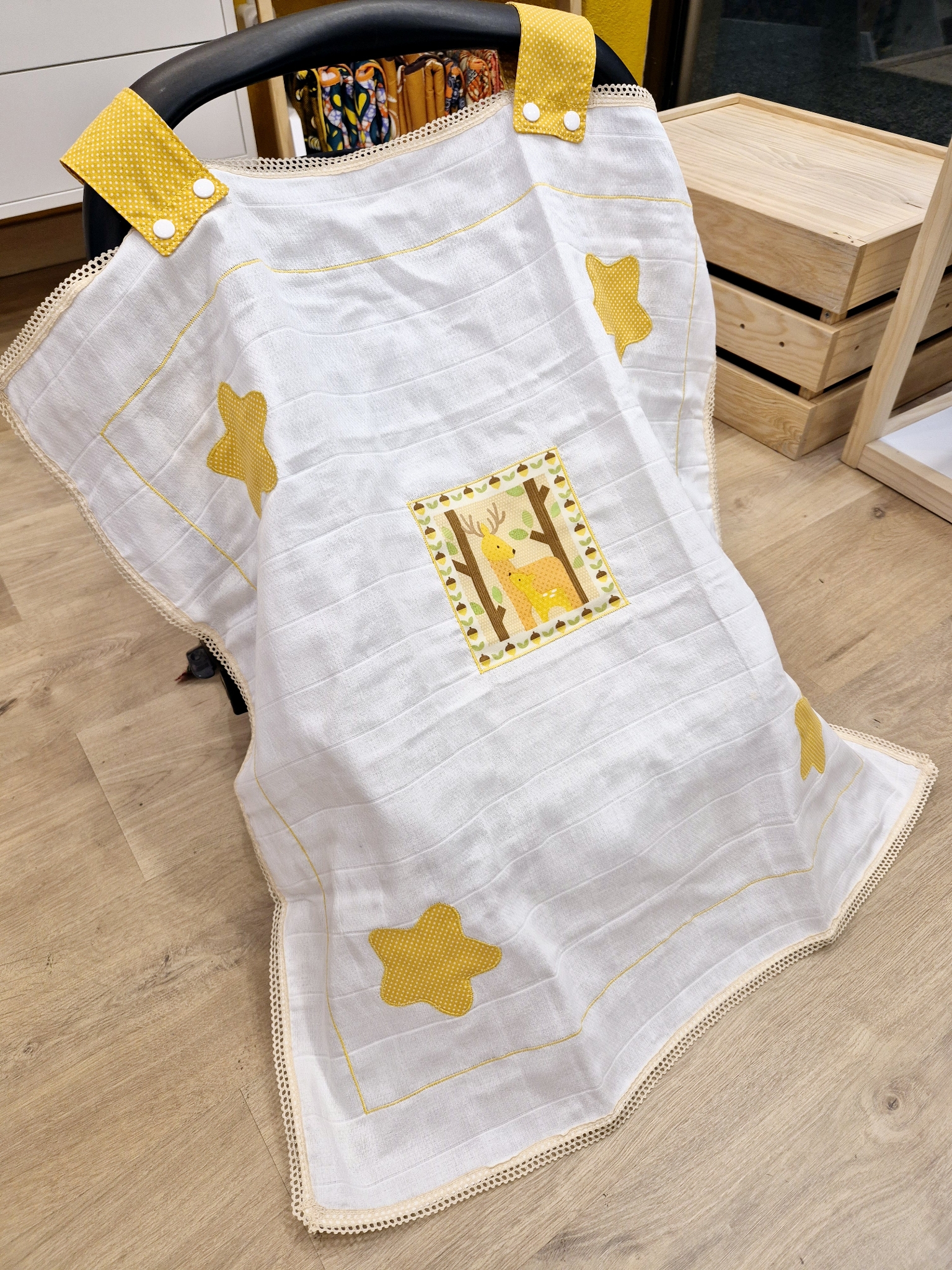 Fralda Tapa Ovo Estrela