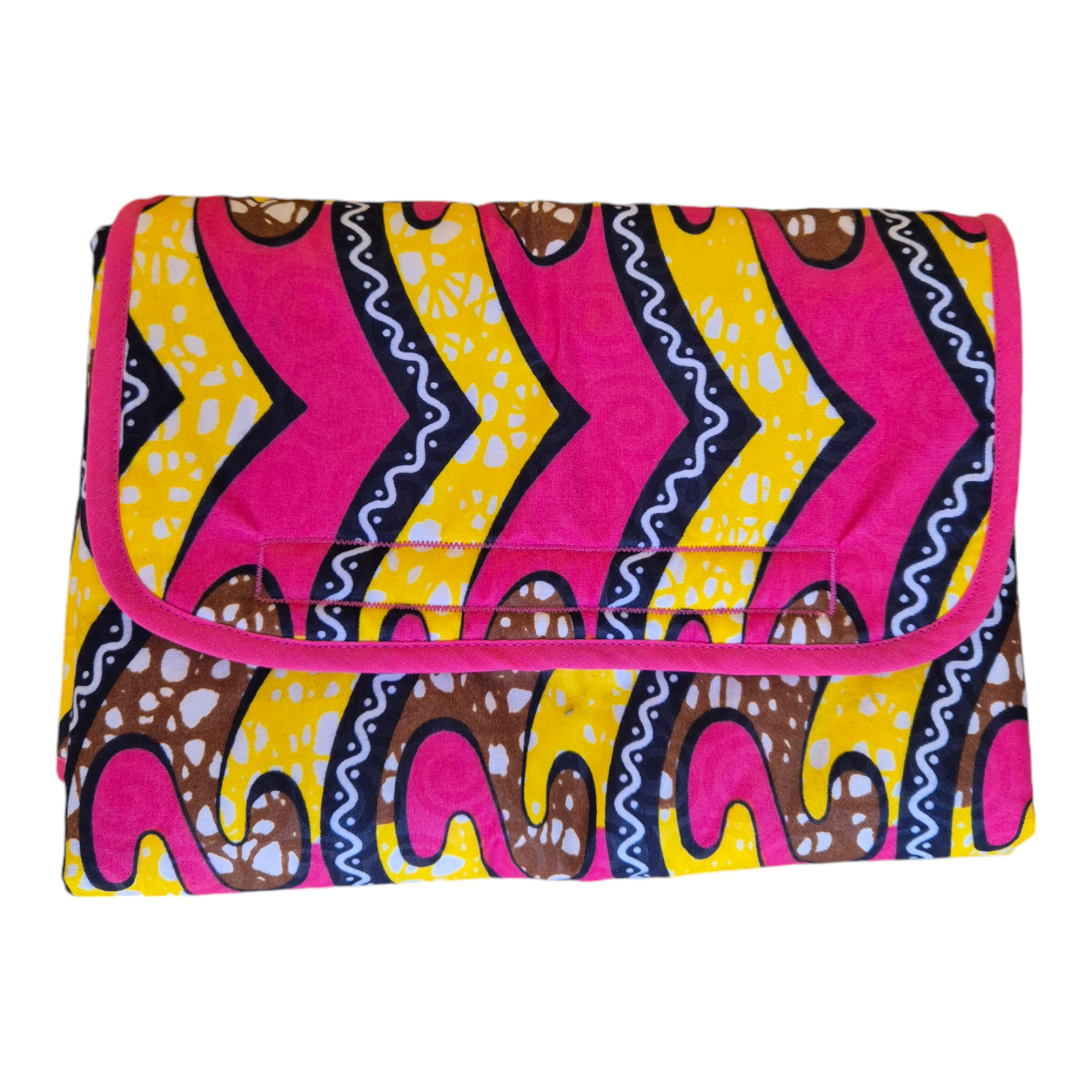 Muda Fraldas Portátil - Coleção Rosa Amarelo