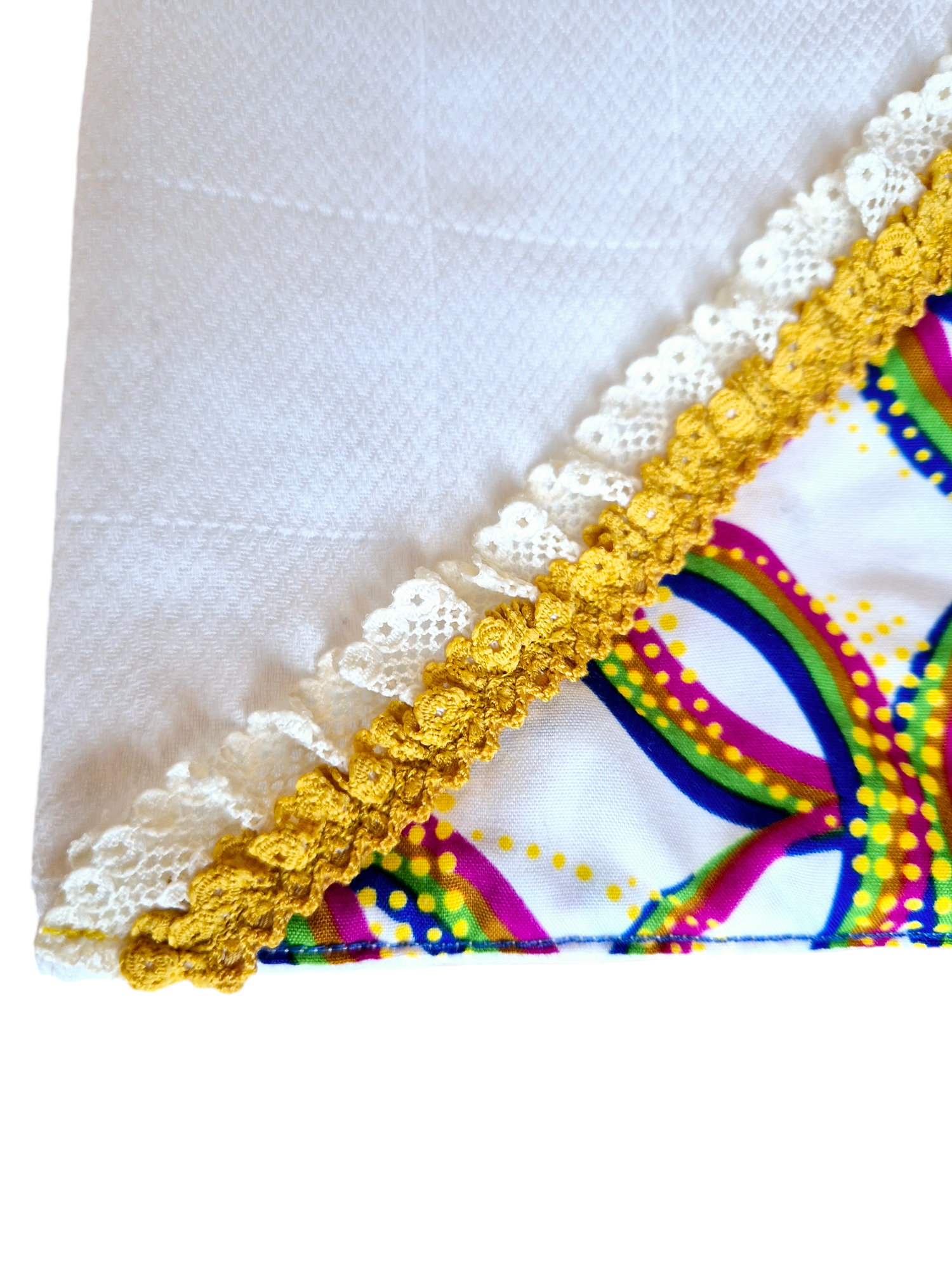 Fralda Ombro Rosa / Amarelo