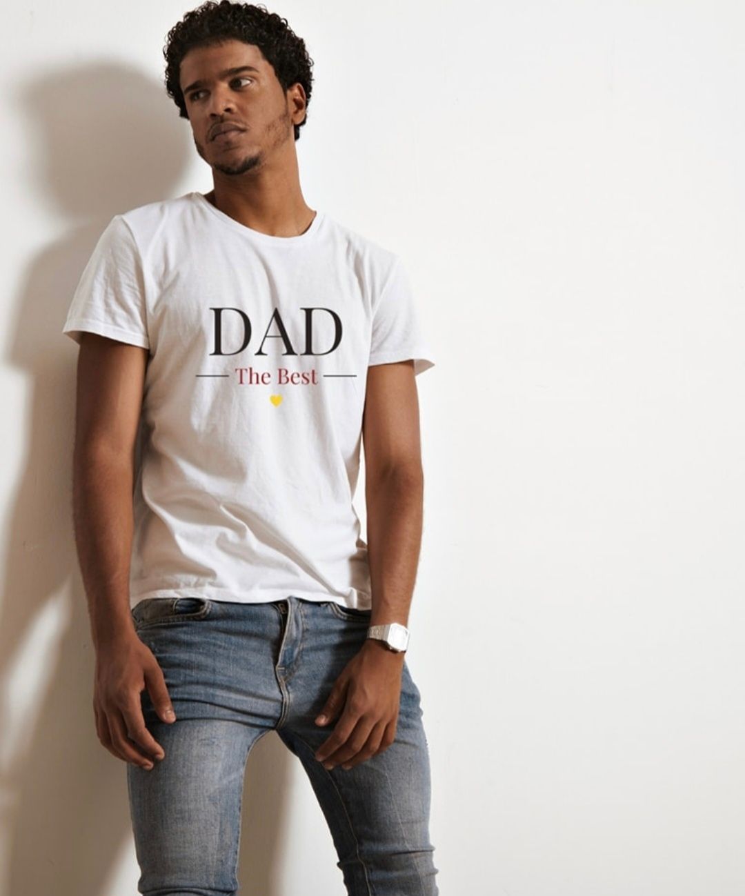 T Shirt Dad the Best CUP PORTESGRATIS