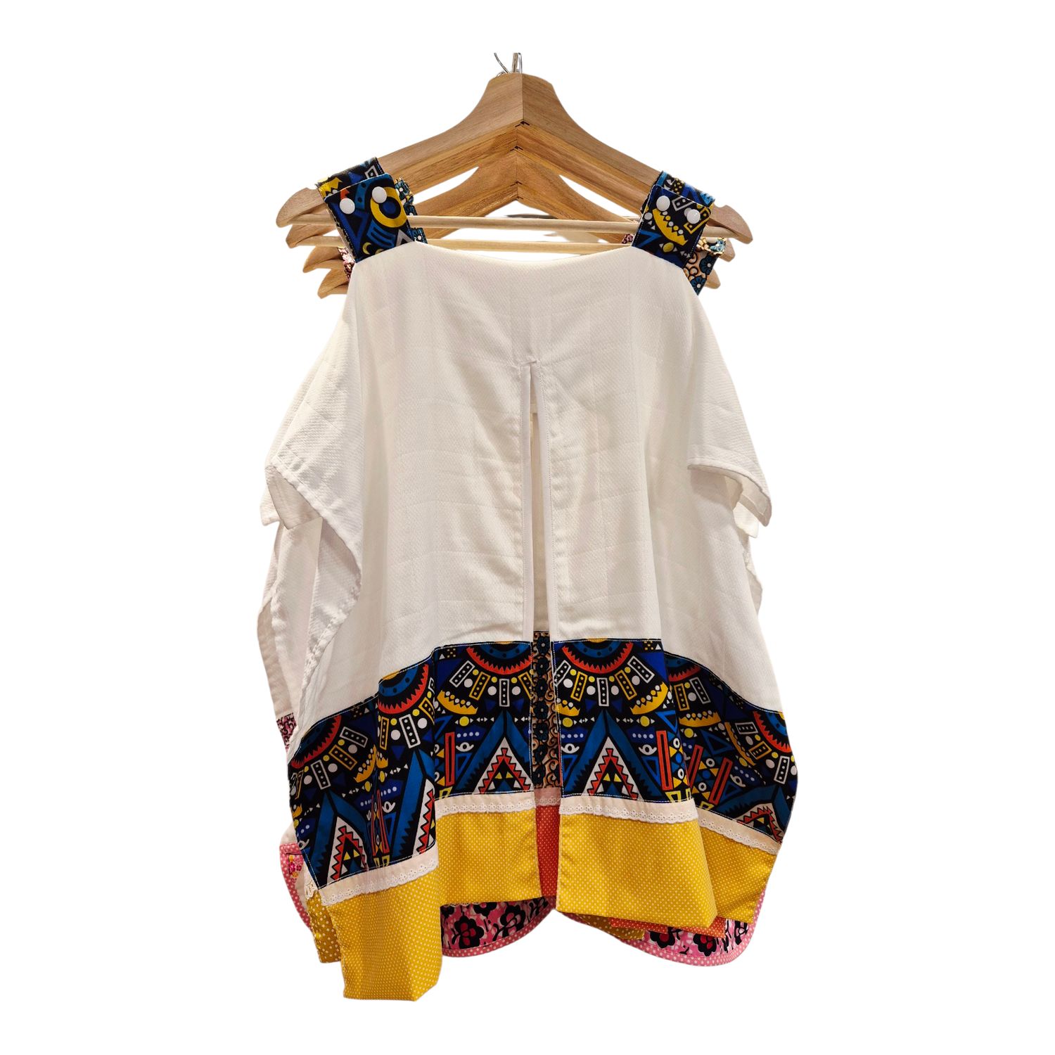 Fralda Tapa Ovo Est.Azul/Amarelo