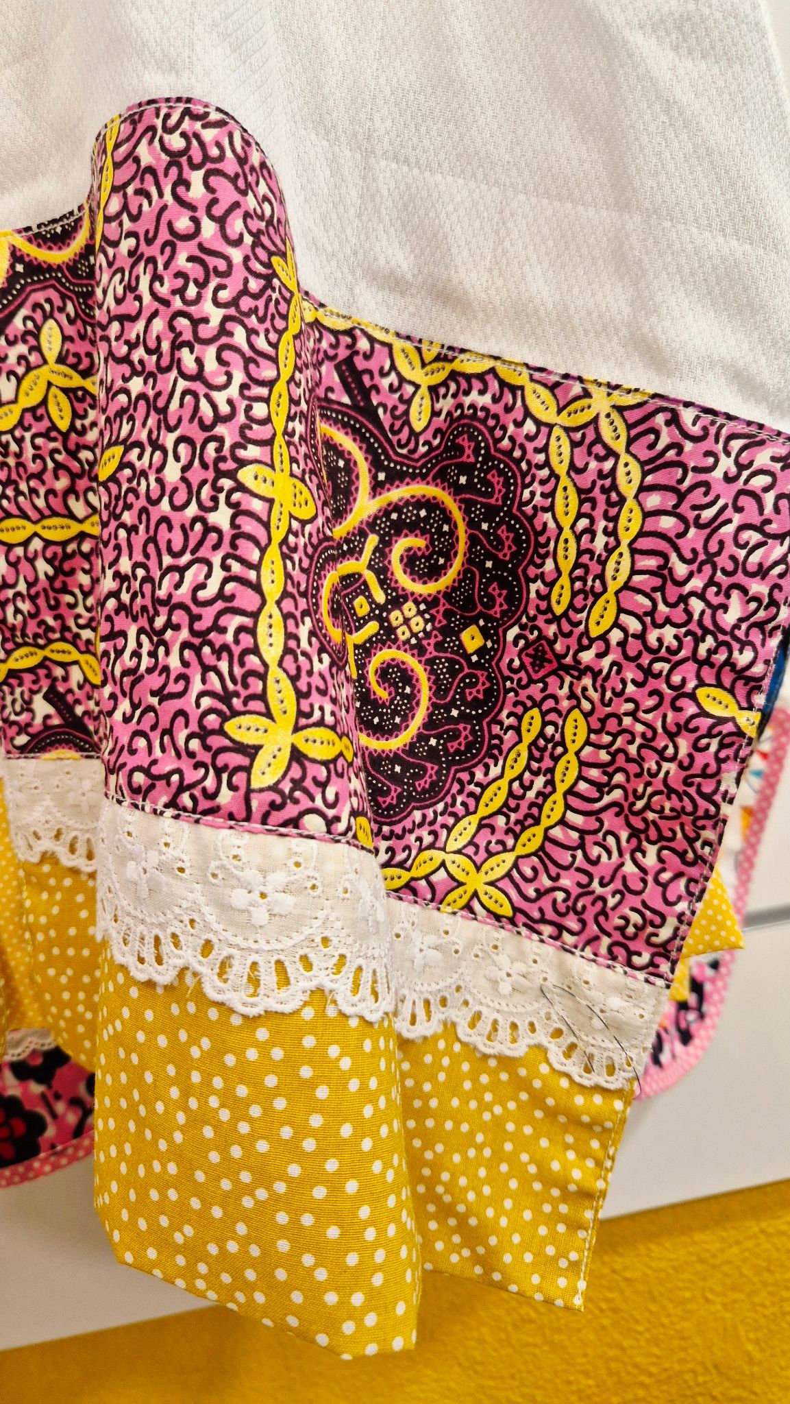 Fralda Tapa Ovo Est. Rosa/Amarelo