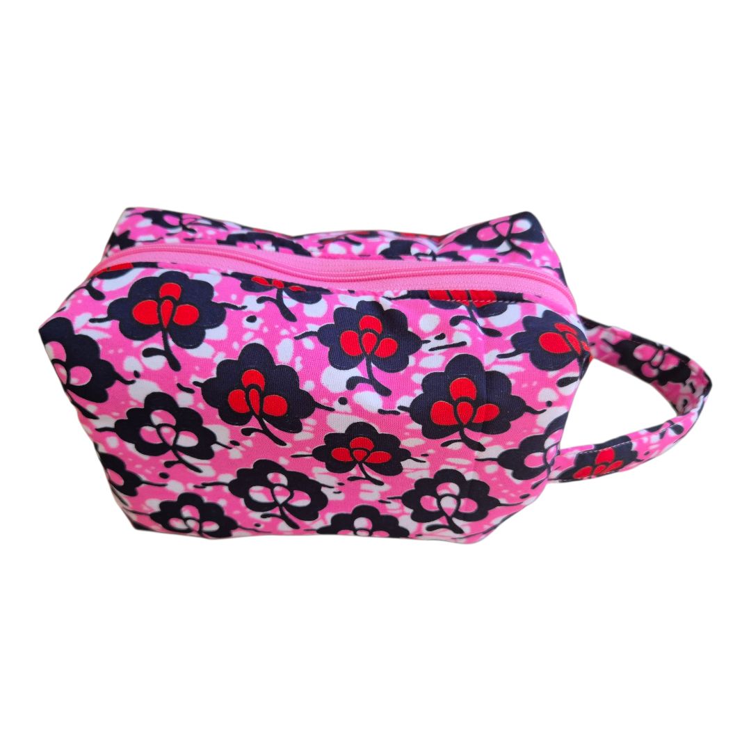 Necessaire Rosa Flores
