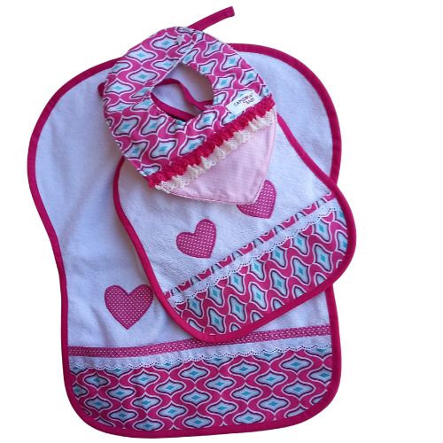 ⚠️Conjunto 3 Babetes Rosa