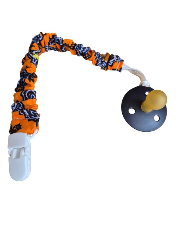 Prende-Chupeta Amarelo/Laranja