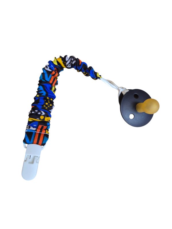 Prende-Chupeta Amarelo/AZul