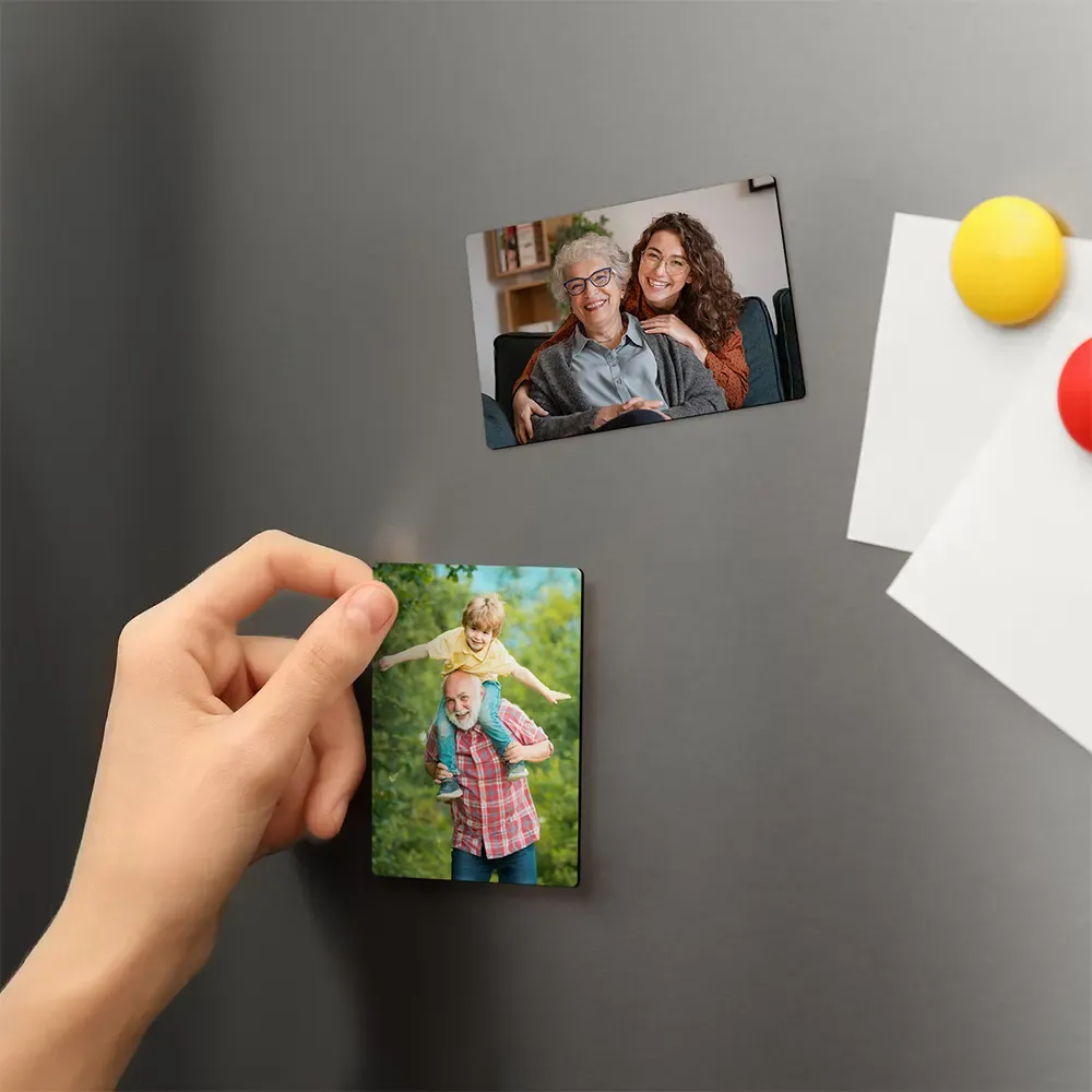 4 Foto-Magnet-Sticker