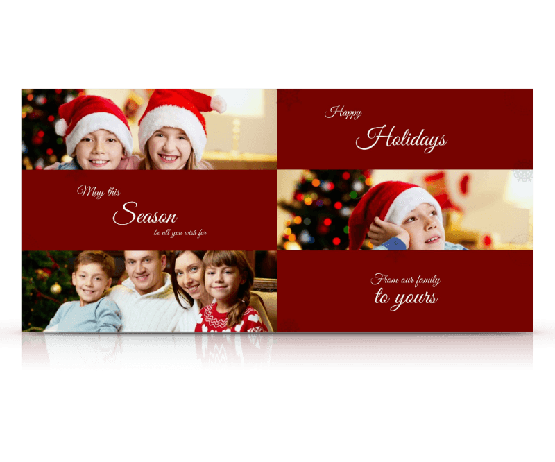 Weihnachtskarten, Typ: Karten, Grösse: 21x10cm quer