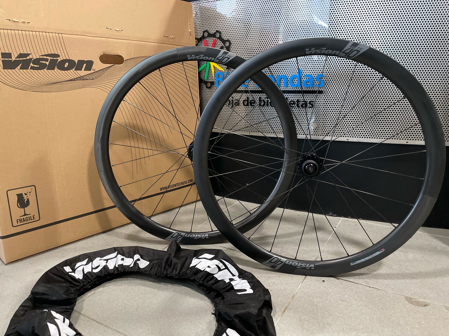 Rodas vision TC40 - Carbono