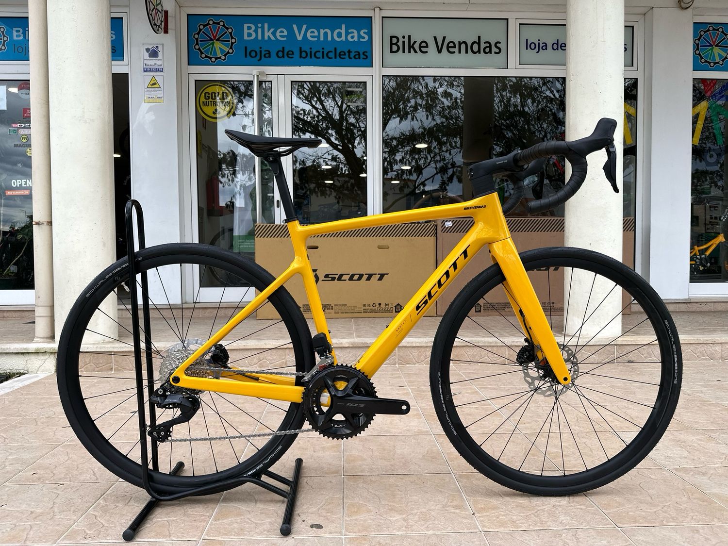 Scott Addict 40 - Amarelo - Coleção 2025