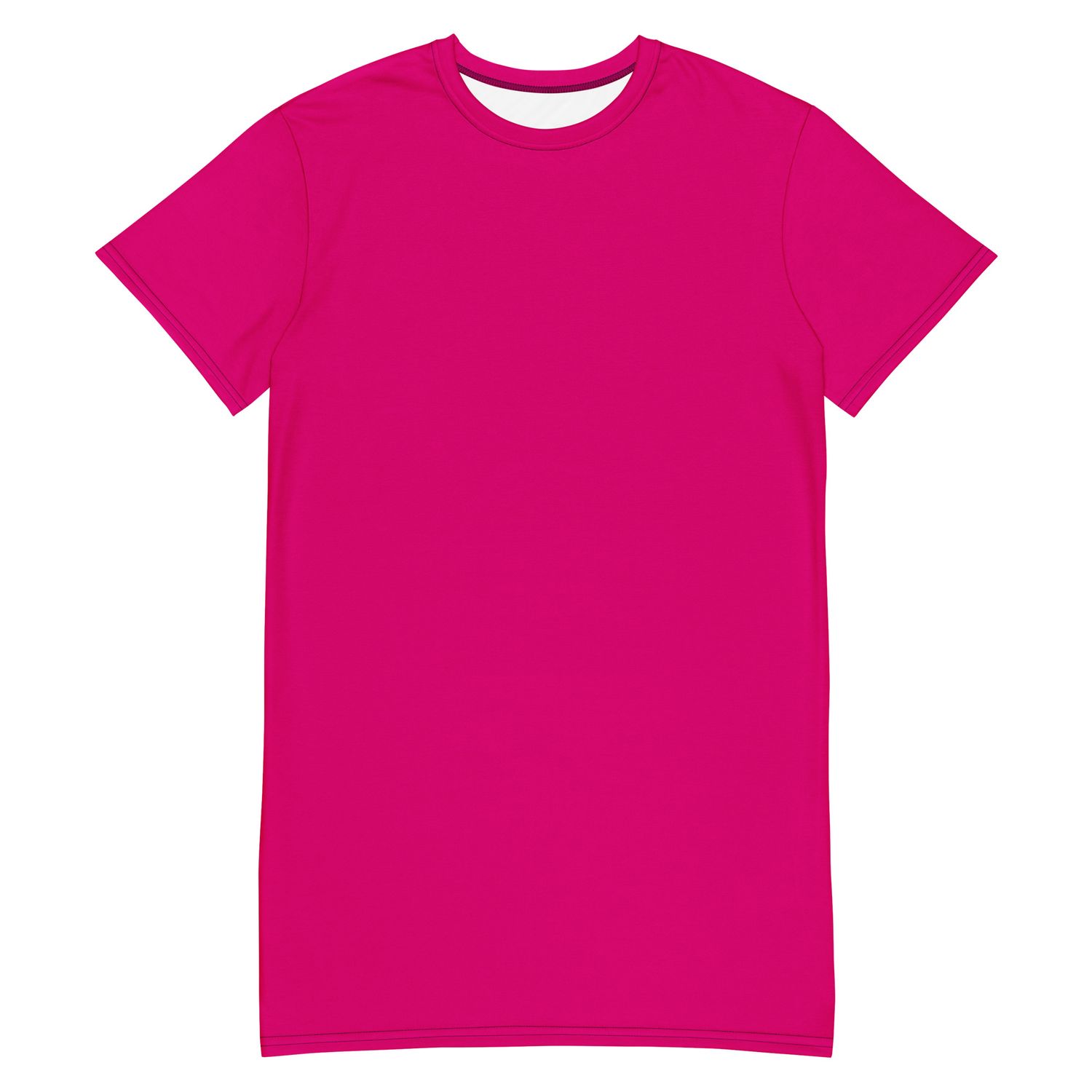Pink T-shirt dress