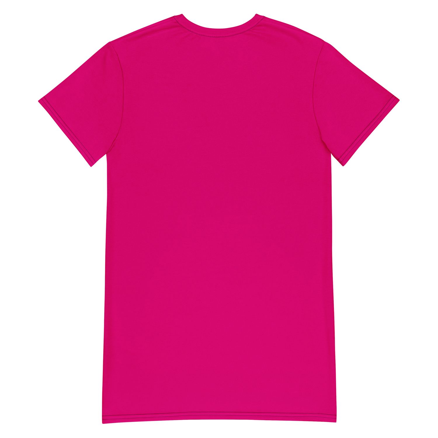 Pink T-shirt dress