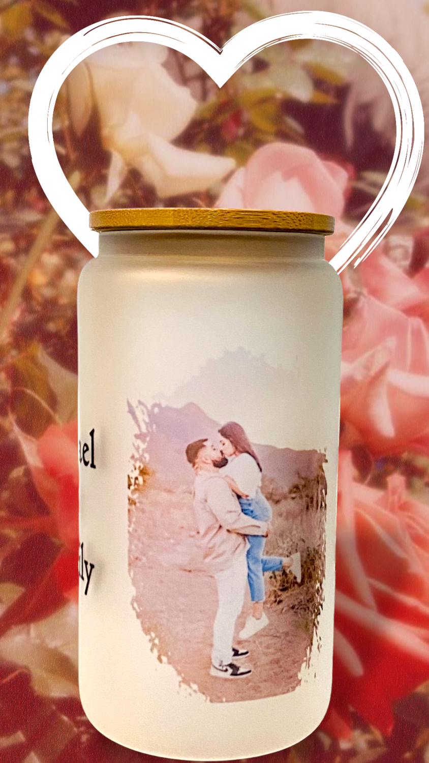 16 oz Frosted Glass Can