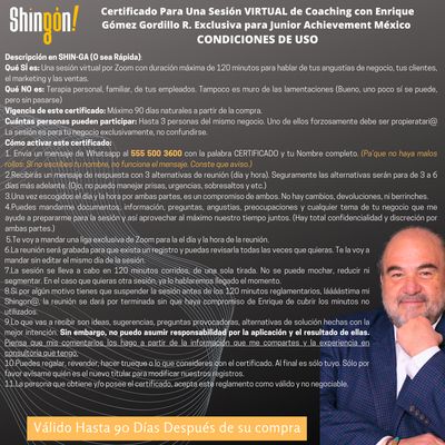 1 SESIÓN DE COACHING CON ENRIQUE 2025 EXCLUSIVA PARA JA MEXICO ALUMNI