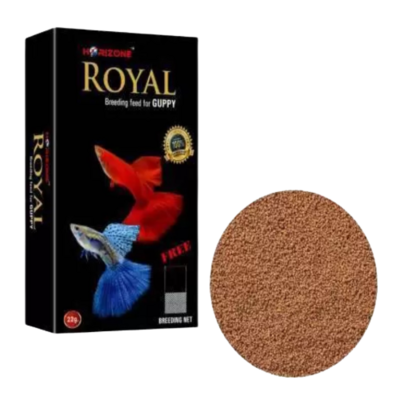 Royal Breeding Feed for Guppy 22gm  Dry Young