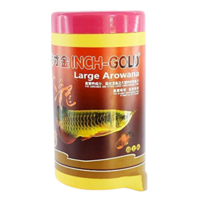 INCH GOLD Large Arowana Fish Food (454 g)