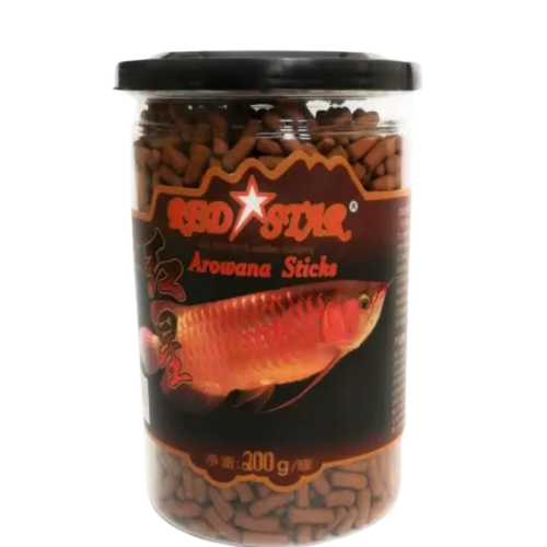 RED STAR Arowana Sticks 200GM Dry Young, Adult Fish Food