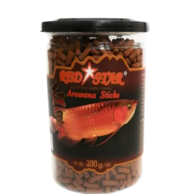 RED STAR Arowana Sticks 200GM Dry Young, Adult Fish Food