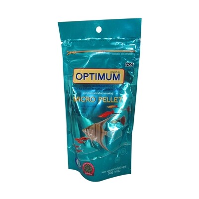OPTIMUM Micro Pellet Fish Food for Angel & small fishes 50g