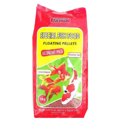 TAIYO  Special Food Floating Pellets Economic Pack 1KG | Size 5 mm