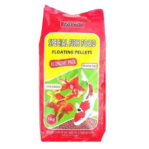 Floating tropical fish clearance food