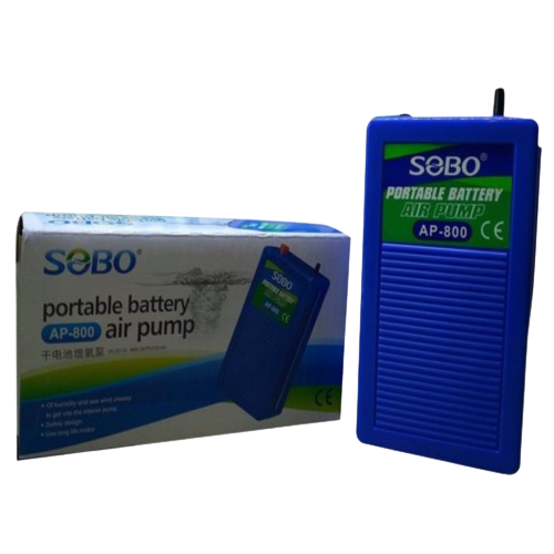 SOBO Portable battery air pump AP800 Air Aquarium Pump (140 cm)