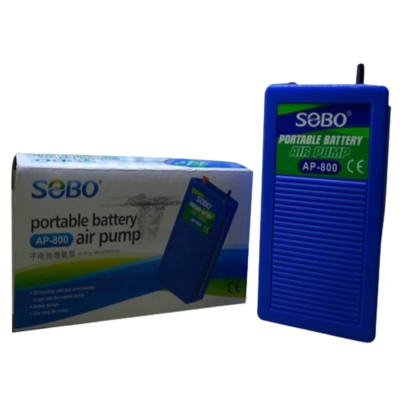 SOBO Portable battery air pump AP-800 Air Aquarium Pump  (140 cm)