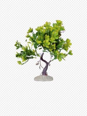 UD N.02.37.AQUARIUM Artificial Plastic Plants Decoration(Size 20*15*25 cm)Tree